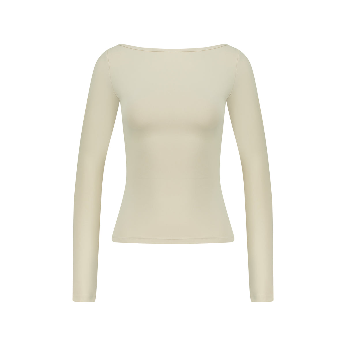 BOAT NECK LONG SLEEVE TOP image 1