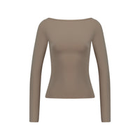 BOAT NECK LONG SLEEVE TOP