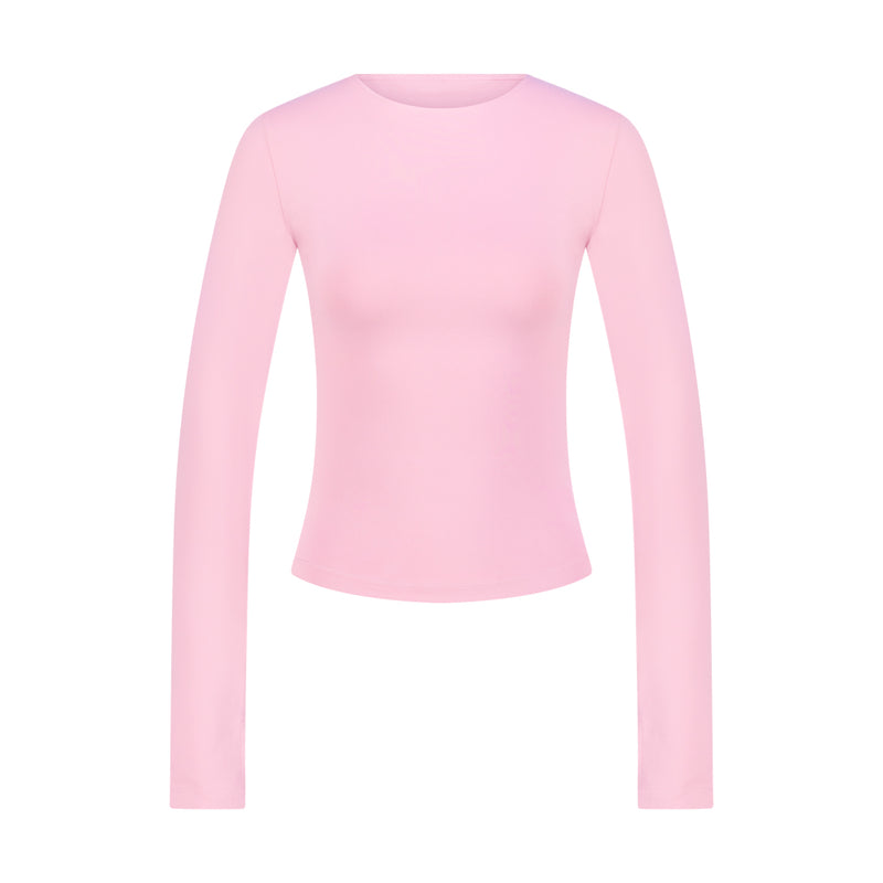CREW NECK LONG SLEEVE TOP