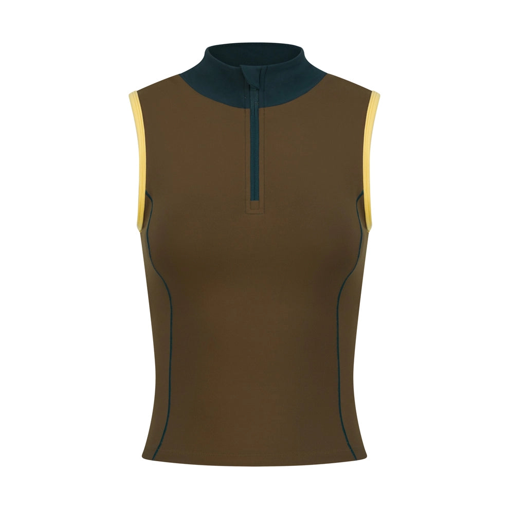 HERITAGE SLEEVELESS POLO image 1