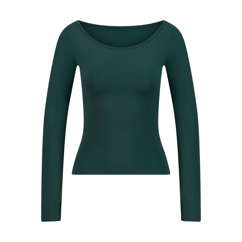 LONG SLEEVE SCULPTING TOP image 10