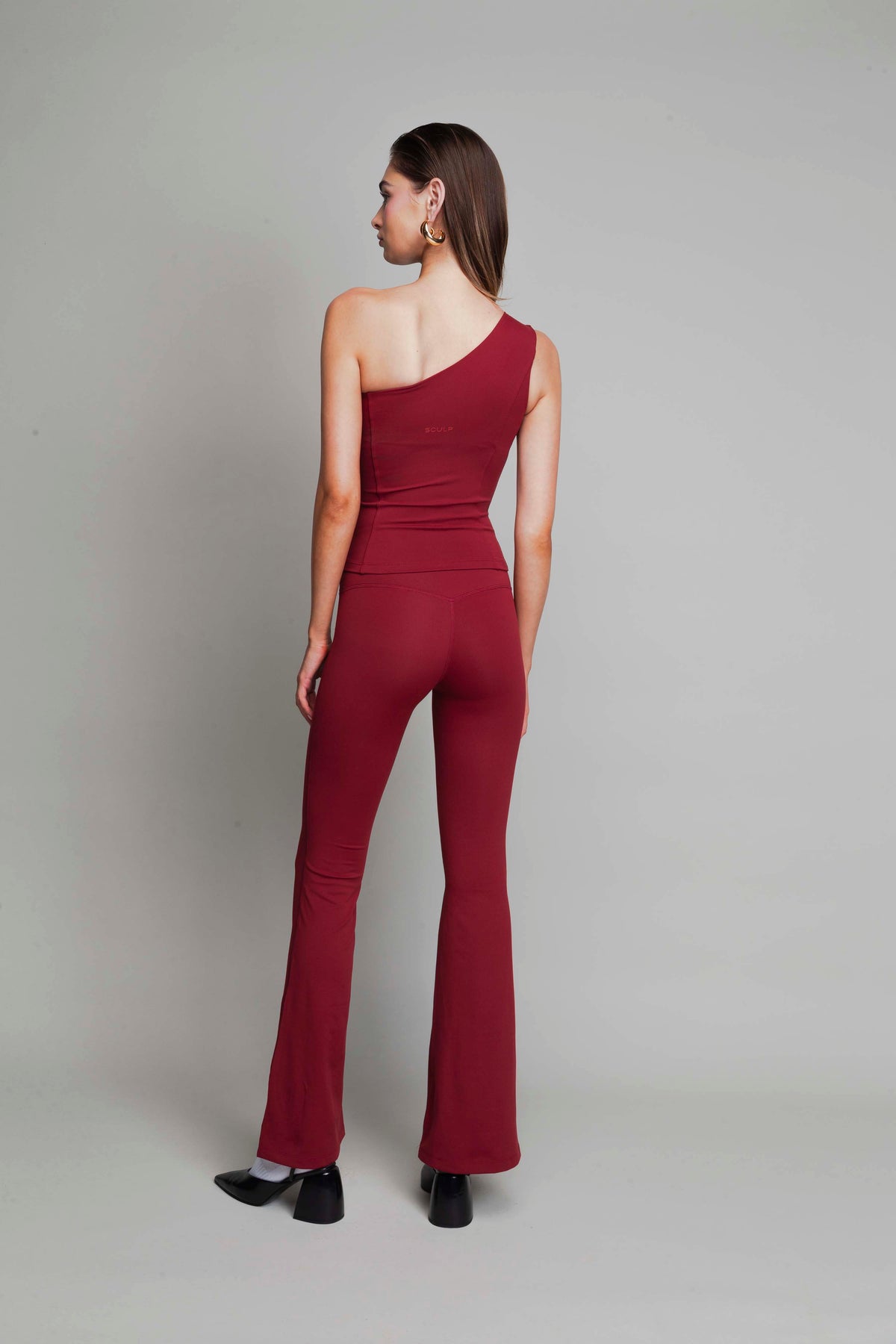 HIGH WAISTED FLARED LEGGINGS image 11