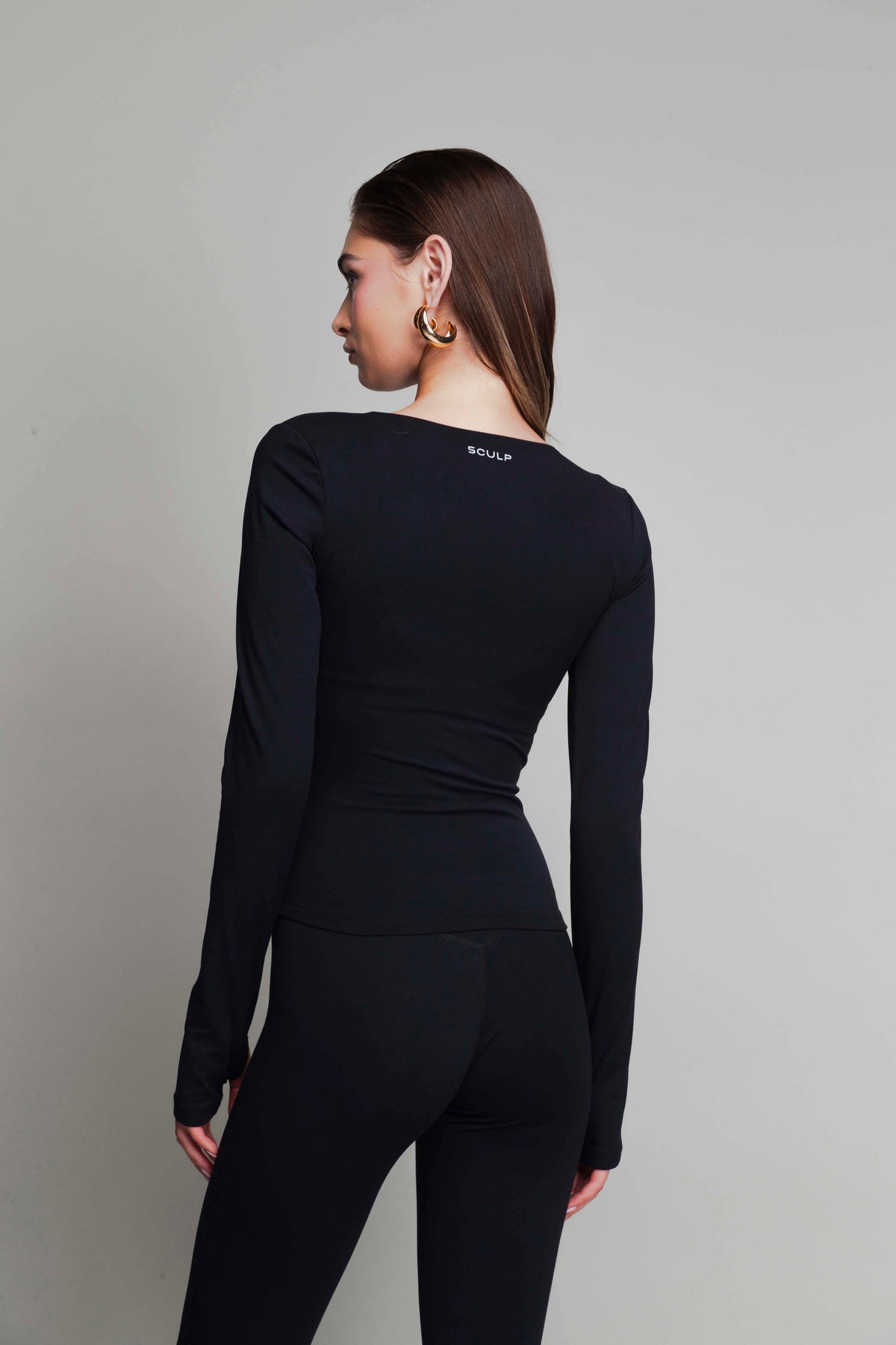 ASYMMETRICAL LONG SLEEVE TOP image 6