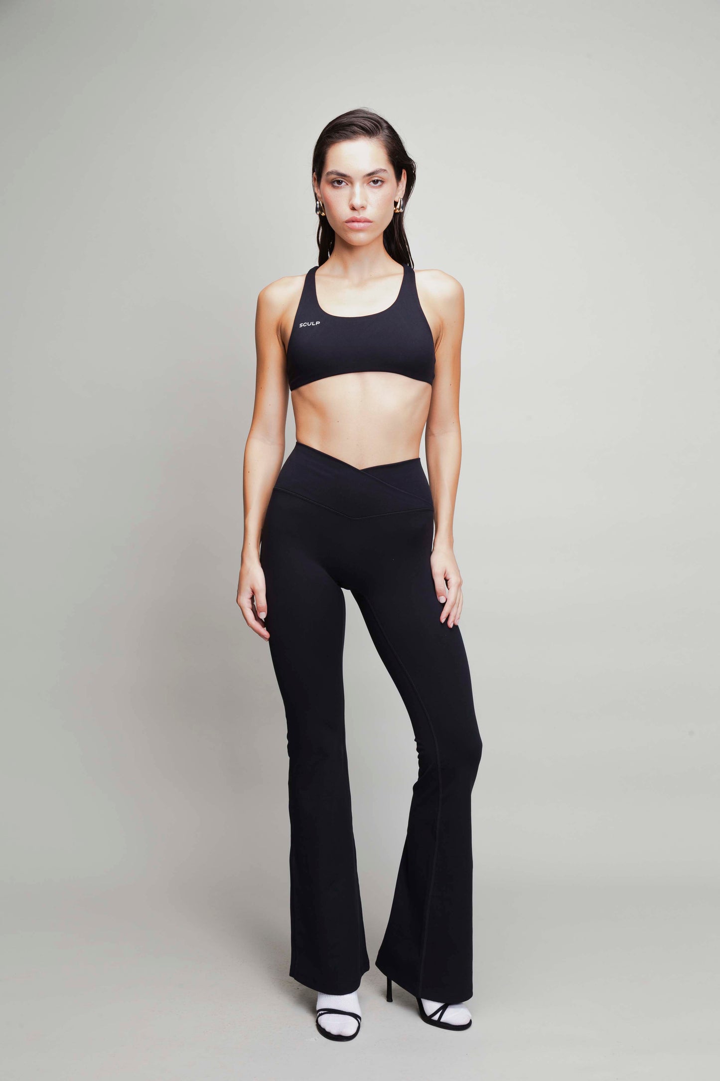 HIGH WAISTED FLARED LEGGINGS